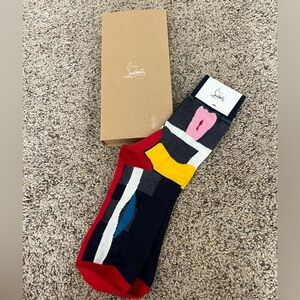 New never used Christian louboutin socks!!!